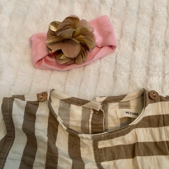 NWOT Message In A Bottle Dress/ Headband - Picture 3 of 7